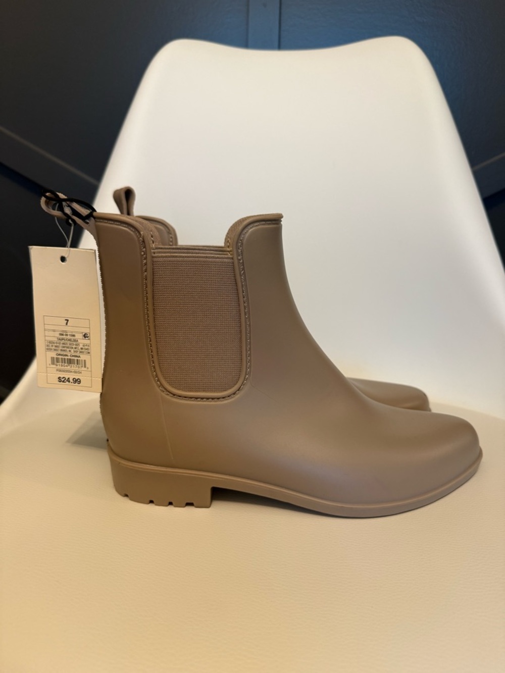 ☀️🌊Women’s Chelsea Rain Boots in Taupe